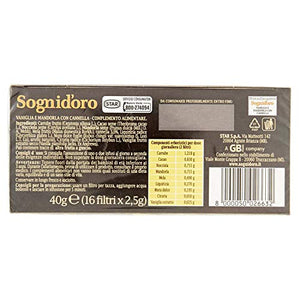 Sogni Doro Tisana Deliziefrutta Secca Vaniglia, Mandorla e Cannella - 16...