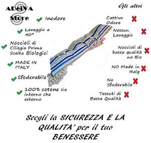 Carica l&#39;immagine nel visualizzatore di Gallery, Cuscino con Noccioli di Ciliegia Bio Termico Made in ITALY Sfoderabile 48 x... - Ilgrandebazar