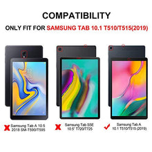 Carica l'immagine nel visualizzatore di Gallery, IVSO AROYI Custodia Cover per Samsung Galaxy Tab A 10.1 2019, Slim Nero + 1 Pack