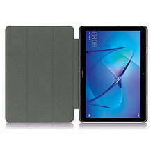 Carica l&#39;immagine nel visualizzatore di Gallery, EasyAcc Cover Custodia per Huawei MediaPad T3 10, Ultra Sottile Smart Nero