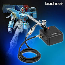Carica l&#39;immagine nel visualizzatore di Gallery, Gocheer 100-250V Professionale Gravity Aerografo Doppio Azione Multicolore - Ilgrandebazar