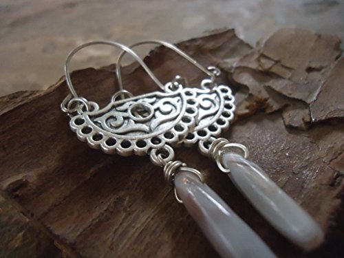 ✿ TRIBALI FORI BOHO & orecchini laterali STONE ✿