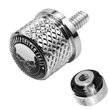 Carica l&#39;immagine nel visualizzatore di Gallery, GUAIMI Bullone del sedile parafango Kit di dadi a vite kit dado (Argento)