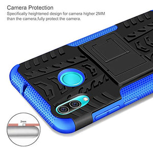 AROYI Cover Huawei P Smart 2019 + Pellicola Protettiva, 2 in 1 Nuovo Blu - Ilgrandebazar