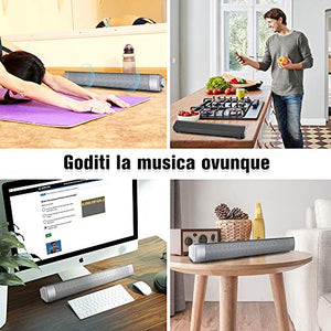 VersionTECH. Soundbar 2.0 Canali, Altoparlante Hi-Fi Suono Surround 3D,...