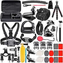 Carica l'immagine nel visualizzatore di Gallery, Neewer 50-in-1 Kit Aggiornato di Accessori per Action Cam Compatibile con...