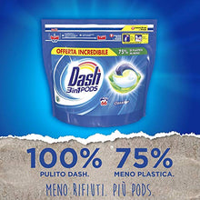 Carica l&#39;immagine nel visualizzatore di Gallery, Dash Allin1 PODS Detersivo Lavatrice in Capsule Ambra, Maxi Formato 2 x 66,...