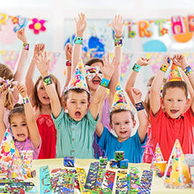 Carica l'immagine nel visualizzatore di Gallery, HEAWAA 30 Pezzi Braccialetti Slap per Bambini, Bracelets Gadget a Scatto Bracciali Divertenti Rotoli in Vinile per Bambini, Ragazze e Ragazzi Feste Compleanno Birthday (Mario)
