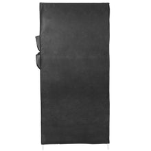 Carica l&#39;immagine nel visualizzatore di Gallery, PrimeMatik - Armadio Guardaroba in Acciaio Tessuto 70 x 45 x 155 cm Nero - Ilgrandebazar
