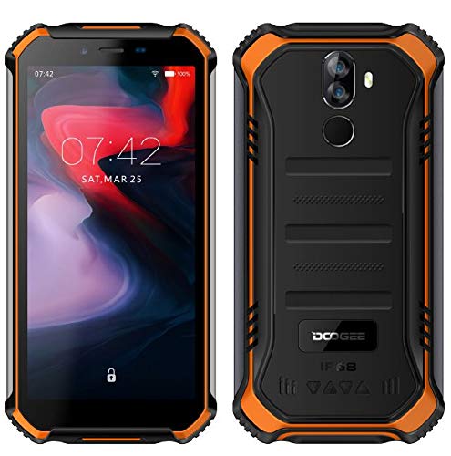【2019】DOOGEE S40 (3GB + 32GB) robusta 4G Android 9,0 Rugged 3GB+32GB, Orange