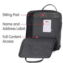 Carica l&#39;immagine nel visualizzatore di Gallery, FJÄLLRÄVEN Kånken, 27x38x13 centimeters (W x H x L), Grigio (Super Grey)