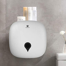 Carica l'immagine nel visualizzatore di Gallery, Decdeal Dispenser di Carta Igienica Parete,Non Forato,CHUANGDIAN White - Ilgrandebazar