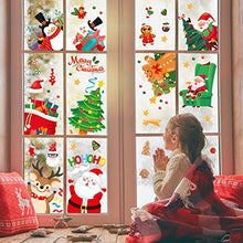 Carica l&#39;immagine nel visualizzatore di Gallery, Multper 116 Pezzi Vetrofanie Natalizie per Finestre, Decorazioni Natalizie, Rimovibile Adesivi Natalizi, Adesivi Natale Riutilizzabili, DIY Addobbi Natalizi, Renna, Babbo Natale, Fiocco di Neve