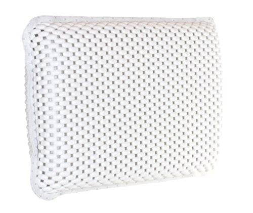 Brandsseller - Cuscino cervicale per Vasca da Bagno, con 8 29x19x5, Bianco - Ilgrandebazar