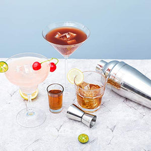 Godmorn Cocktail Shaker Set,14 + 1 Pezzi Kit da Barman in Acciaio Inox,Set... - Ilgrandebazar