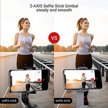Carica l'immagine nel visualizzatore di Gallery, Smooth X Gimbal Stabilizzatore per Smartphone Estensibile Selfie Stick grigio