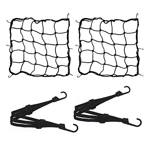 2pcs Rete Ragno Elastica + Corda Cinghia per bagagli, 4 pcs - Ilgrandebazar