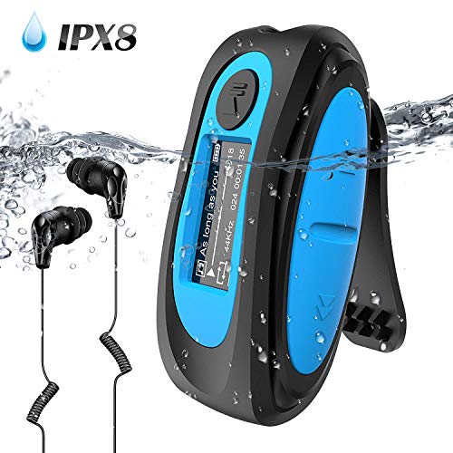 Lettore MP3 Subacqueo Impermeabile IPX8, AGPTEK Musicale HiFi S07