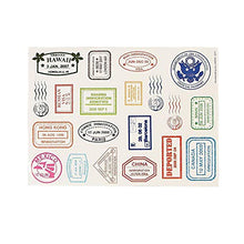 Carica l&#39;immagine nel visualizzatore di Gallery, Fun Express Timbro del passaporto Adesivo Fogli (480) Stickers Tutti - Ilgrandebazar