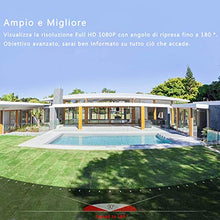 Carica l&#39;immagine nel visualizzatore di Gallery, Telecamera di Sorveglianza 1080P Wi-Fi Esterno, YINXN Videocamere...