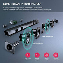 Carica l&#39;immagine nel visualizzatore di Gallery, BOMAKER Soundbar 2.0 Canali, Potenza di Picco 80W 110dB, Bluetooth ODINE-Ⅱ - Ilgrandebazar