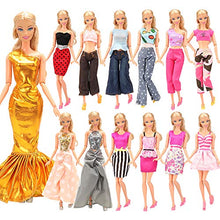 Carica l&#39;immagine nel visualizzatore di Gallery, Miunana 20 Pezzi: 10 PCS Abiti Vestiti Gonne 10 + 10 Pcs Scarpe - Ilgrandebazar