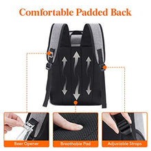 Carica l&#39;immagine nel visualizzatore di Gallery, Lifewit Borse Frigo Pranzo da 26L 34 Lattine, Borsa Termica Grande per Picnic a Prova di Perdite Portatile Morbida Cooler Box per Alimenti per Umo Donna per Outdoor/Picnic/Spiaggia/Campeggio, Grigio