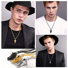 Carica l&#39;immagine nel visualizzatore di Gallery, U7 Uomo Collana Pendente Sneaker Scarpa Sportiva Cindolo + Catena Oro - Ilgrandebazar