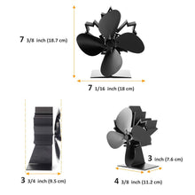 Carica l&#39;immagine nel visualizzatore di Gallery, [ 2 Anni ] Ventola per stufa 50¡ãC Avviato a caldo Termocamino a legna...