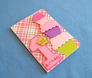Il mio Primo compleanno - bambina - biglietto d'auguri (formato 15 x 10,5... - Ilgrandebazar