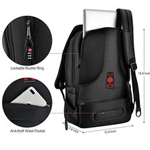 Carica l&#39;immagine nel visualizzatore di Gallery, TIGERNU 17 Pollici Antifurto Zaino per PC Portatile,Zaino Laptop,Zaino...