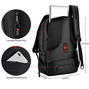 TIGERNU 17 Pollici Antifurto Zaino per PC Portatile,Zaino Laptop,Zaino...