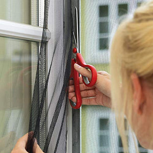 Tesa 55915-00021-00 Zanzariera per Finestra, qualità Comfort, 1,70 x 1,80 m,...