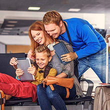 Carica l'immagine nel visualizzatore di Gallery, Vemingo Portafoglio da Viaggio Porta Passaporto Familiare Documenti Blu