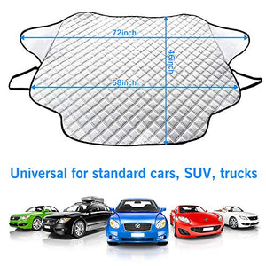 Protezione per parabrezza, AODOOR Copertura Per Parabrezza Auto 183 x 116cm - Ilgrandebazar