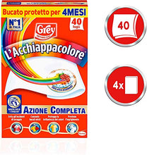 Carica l&#39;immagine nel visualizzatore di Gallery, Grey L&#39; Acchiappacolore, Fogli cattura colore con fibre 160 fogli - Ilgrandebazar