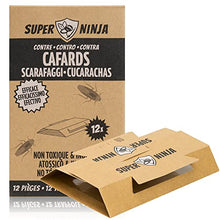 Carica l'immagine nel visualizzatore di Gallery, Super Ninja Trappola per Scarafaggi - 12 Trappola - Trappola per scarafaggi altamente efficace ed ecologica - Facile da usare - Fino a 3 mesi per trappola