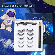Carica l&#39;immagine nel visualizzatore di Gallery, ONLYOILY Eyeliner &amp; Kit ciglia, Ciglia finte 3D in finta ciglia...
