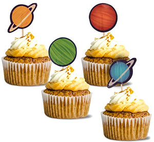 Decorazioni per cupcake – Confezione da 200 decorazioni usa e getta, Spazio