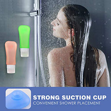 Carica l'immagine nel visualizzatore di Gallery, MoKo Bottiglie da Viaggio in Silicone, 4X 89ml Contenitori con Colorato A