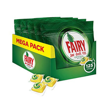 Carica l'immagine nel visualizzatore di Gallery, Fairy Original 125 Pastiglie per Lavastoviglie 125 Unità (Confezione da 1)