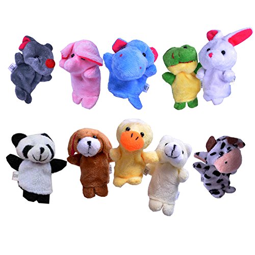 Beyond Dreams Set da 10 pupazzetti di Animali per Le Dita | Morbidi... - Ilgrandebazar