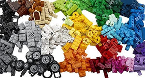 LEGO 10696 Classic Scatola Mattoncini Creativi Media, Set per Costruire Fiori, Macchina, Treno, Aereo e Animali Giocattolo per Bambini e Bambine da 4 Anni in su, Contenitore Idee Creative, Idea Regalo