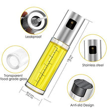 Carica l'immagine nel visualizzatore di Gallery, WD&amp;CD Spruzzatore di Olio, [2 Pezzi] 100 ml Vetro Aceto e...