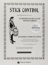 Carica l&#39;immagine nel visualizzatore di Gallery, Stick control. Il metodo di rullante dei batteristi (Italiano) Copertina...