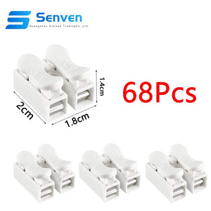Senven®Morsettiera Terminale a Molla Rapida 62pcs 10a, Connettore a Molla... - Ilgrandebazar