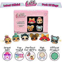 Carica l&#39;immagine nel visualizzatore di Gallery, L.O.L. Surprise ! Anello da Bambina, Confezione 6 Anelli per Ragazze con... - Ilgrandebazar