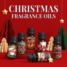 Carica l'immagine nel visualizzatore di Gallery, SALKING Oli Essenziali Natale per Diffusori 6x10ml, Set di Olio Essenziale Puri per Aromaterapia - Ghirlanda di Natale, mela alla cannella, pan di zenzero, bastoncini di zucchero, budino, zabaione