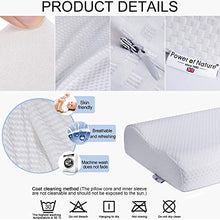 Carica l&#39;immagine nel visualizzatore di Gallery, LAMB Power Of Nature Cuscino Cervicale Memory Foam, Cuscino, Guanciale Bianco