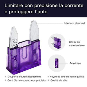 Conpro 150pcs Mini Fusibili Auto + Medio - 11...
